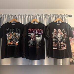 WWF WWE Shirts Matt Botvin God’s Chillin Men’s Large Stone Cold Steve Austin